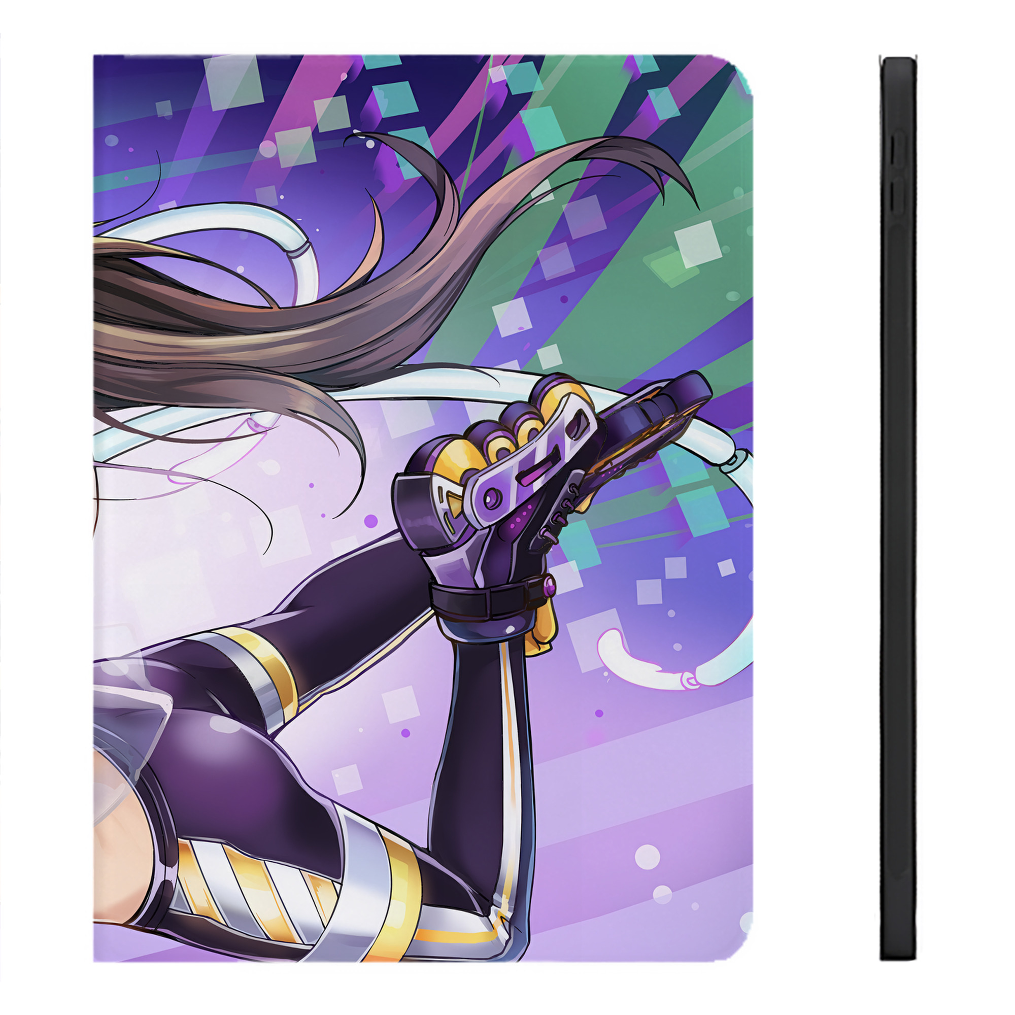 （画像用） 遊☆戯☆王 Yu-Gi-Oh! IPadケース ペンホルダー付き ブックスタイルデザイン